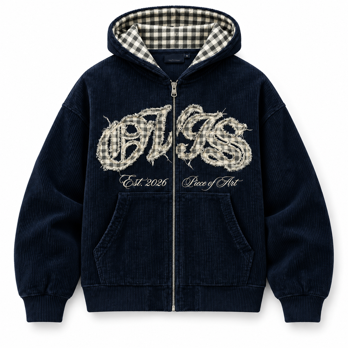 OVIS Piece of Art Corduroy Zip Hoodie